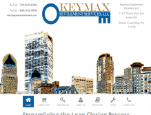 Tablet Screenshot of keymaxsettlement.com